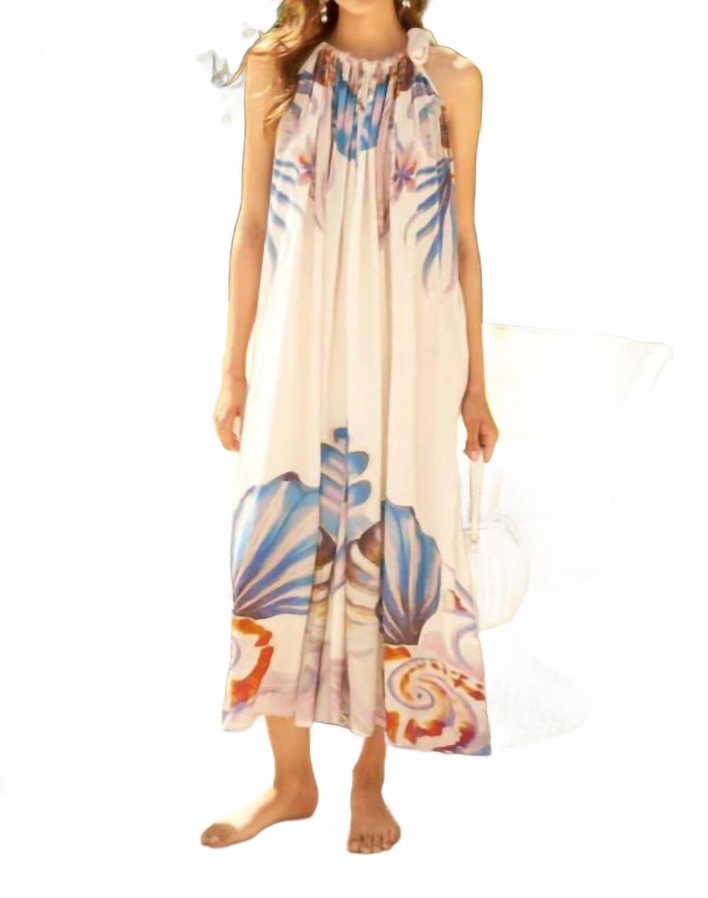 NEW CAROLINA K womenh's liv dress in surrealistic shell